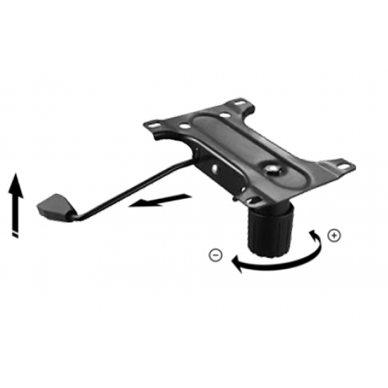 MECHANIZM PODNOSZENIA TILT 15x25 cm FOTEL BIUROWY